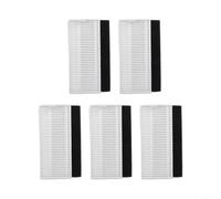Lot de 5 filtres de rechange conçus pour aspirateurs robots Tesvor S5 et S5 Max pour une gestion efficace du flux d'air