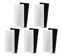 Lot de 5 filtres de rechange en papier filtrant pour robot aspirateur iHome S1 Pro/Halo/Orbita Pro/Eclipse Pro/Luna Pro, compatible avec iHRVS1PRO-3BLK