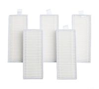 Lot de 5 filtres de Rechange Haute efficacité pour aspirateur EZVIZ RE4 | RE4-Plus, RE5, RE5-Plus, blanc