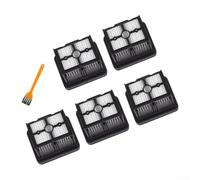Lot de 5 filtres de rechange pour DREAME H12 Pro, filtres HEPA avec brosse de nettoyage pour aspirateurs H12 Pro FlexReach Dual Ultra H13 H15 Mix pour G10 et MOVA M10