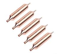 Lot de 5 filtres de réfrigération en cuivre avec tamis moléculaire, séchoir CVC de 3 mm ID pour réparation AC et élimination de l'humidité, options fines et extra grossières (B)