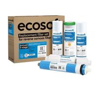 Lot de 5 filtres de remplacement pour osmoseur (PP5, GAC, PP1, 50GPD, POSTMIN)