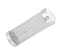 Lot de 5 filtres d'entrée pour aquarium en acier inoxydable avec connecteur en caoutchouc extensible pour protection des crevettes et bébés poissons 12 mm ou 16 mm (diamètre intérieur 16 mm)