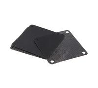 Lot de 5 filtres en maille pour châssis d'ordinateur - 60 mm - Pour ventilateur de boîtier - Anti-poussière - Filtres en PVC - Adaptateur de câble - Connecteur d'extension - Câble répartiteur -