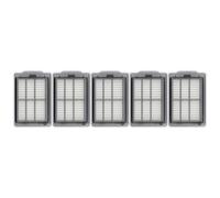 Lot de 5 filtres HEPA de rechange compatibles avec robot iRobot Roomba Plus 505 Combo + station d'accueil AutoWash/Roomba Plus 405 Combo robot, filtre vertical, filtres à cartouche