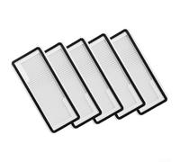 Lot de 5 filtres HEPA de rechange pour aspirateur robot NARWAL Flow, blanc, compatible avec NARWAL pour modèles Flow