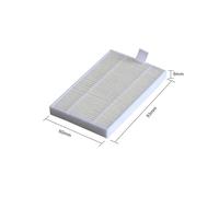 Lot de 5 filtres HEPA for aspirateur robot, 93 mm x 60 mm x 9 mm, pièces de rechange, accessoires, 100% neufs