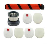 Lot de 5 filtres pour aspirateur Shark IC300 IZ251UK IZ102 avec rouleau de fond et filtre en mousse, rouge