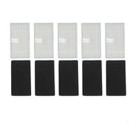 Lot de 5 filtres pour Blaupunkt pour Bluebot pour systèmes d'aspirateur robot Precision Plus prenant en charge une utilisation quotidienne dans des environnements multi-surfaces