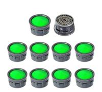 Lot de 5 filtres pour robinet de lavabo, aérateur de robinet, insert en plastique, buse de rechange, limiteur de débit de robinet, pièces de rechange pratiques et professionnelles