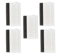 Lot de 5 filtres pour robot aspirateur, pièces de rechange, purification de l'air à haute efficacité, design lavable et recyclable, pour E20 E30 E31 EC30MQ
