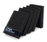 Lot de 5 filtres SOG pour système d'évacuation SOG pour toilettes Thetford | 128 × 99 × 22 mm SOG Système d'échappement Filtre à charbon actif Filtre à charbon avec variantes de porte Thetford n° 517