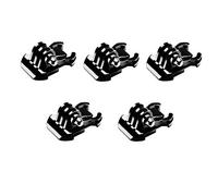 Lot de 5 fixations à boucle pour GoPro Hero 4 5 6 7 8 9 10 11 Noir Argent Session, AKASO/Campark/YI et autres caméras