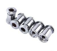 Lot de 5 fixations de plateau en acier inoxydable pour pédalier de vélo, simple, double, triple configuration, VTT et vélo de route (A)