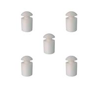 Lot de 5 flacons de parfum manuels à sertir en ABS pour bouchon de bouteille de parfum 15 mm