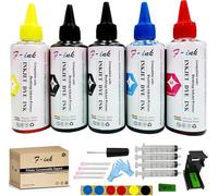 Lot De 5 Flacons D'Encre Et De Recharge D'Encre De 100 Ml Compatibles Avec Cartouche D'Encre Pg-560 Cl-561 Pg-540 Cl-541 Pg-560Xl Cl-561Xl Pg-540Xl Cl-541Xl