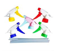 Lot de 5 flacons en plastique avec buse réglable pour brumisation ou ruisseau pour pelouse et jardin, matériau PP, design compact portable