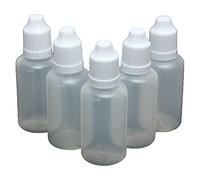 Lot de 5 flacons verseur Bluelans® en PEBD, 100 ml