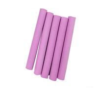 Lot de 5 flotteurs cylindriques en mousse EVA pour pêche à la carpe, fabrication de leurres et techniques de pêche (8 mm, violet)