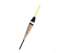 Lot de 5 flotteurs de pêche en bois de balsa, 2 g/3 g/4 g, flotteurs moulés longs, tige multicolore haute visibilité pour l'eau libre et stabilité des vagues (3 g)