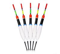 Lot de 5 flotteurs de pêche fabriqués à partir de Barguzinsky avec protection et optimisation de la queue pour soutenir la cohérence de la dérive et la performance visuelle (1 g)