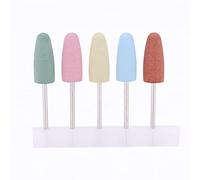 Lot de 5 forets à ongles en silicone pour manucure