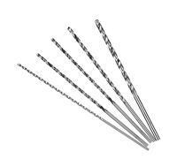 Lot de 5 forets hélicoïdaux extra longs de 2 à 5 mm - Foret hélicoïdal à bois long - 150 mm - Tige droite - Pour outils électriques métalliques