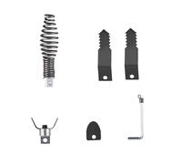 Lot de 5 forets hélicoïdaux pour un nettoyage efficace des tuyaux dans un tuyau de 10,2 à 20,3 cm pour fixation tarière PioneerWorks