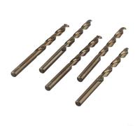 Lot de 5 forets M35 en cobalt pour perçage de précision en acier inoxydable robuste et métaux, conçus pour durer (8 mm)