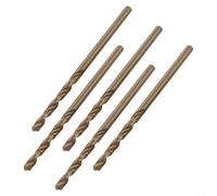 Lot de 5 forets M35 haute performance en cobalt pour acier inoxydable trempé et métal, durables et conçus (2 mm)
