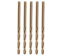Lot de 5 forets M35 haute performance en cobalt pour acier inoxydable trempé et métal, durables et conçus (3 mm)