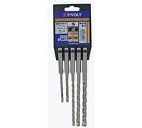Tivoly Forets SDS+ Master 3 10922770001 Gris 110/160 mm Lot de 5 pièces