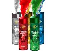 Lot De 5 Fumigènes A Main 1 Minute Couleur - Déclenchement À Goupille, Durée 60 Secondes, Fumigene Couleur À Tenir En Main - Fumigene A Main Sparklers Club® - Livraison 24/48h (Multicouleur)