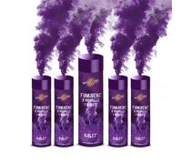 Lot de 5 Fumigènes a Main 1 MINUTE couleur Violet - Déclenchement à Goupille, durée 60 secondes,