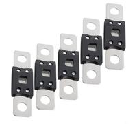 Lot de 5 fusibles Mega - Fusible boulonné à haut ampérage - Disponible en 60 A, 80 A, 100 A, 125 A, 200 A, 250 A, 300 A - Convient pour systèmes 48 V - Fusible automobile (200 A)