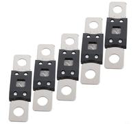 Lot de 5 fusibles Mega pour applications automobiles de 48 V avec 60 A, 80 A, 100 A, 125 A, 200 A, 250 A, 300 A, tension maximale de 70 V (60 A)