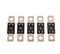 Lot de 5 fusibles Mega pour circuits électriques automobiles de 48 V avec 60 A, 80 A, 100 A, 125 A, 200 A, 250 A, 300 A et tension de 70 V (80 A)