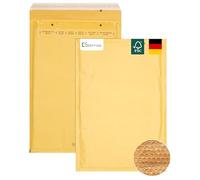 Lot de 5 g (dIN a4)-fermeture par bande adhésive marron 230 x 330 mm (intérieur)