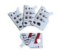 Lot de 5 gants anti-tiques pour animaux de compagnie et chiens humains - Sûr, sans douleur, fiable et pour enlever complètement les grandes et petites tiques