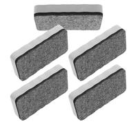 Lot de 5 gommes en feutre EVA gris doux, nettoyant for tableau magnétique sec, réutilisables, mini tableau blanc, bureau, école, mur en verre