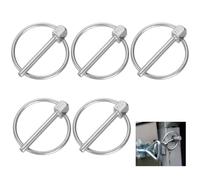 Lot de 5 goupilles pliantes - 3 mm - En acier inoxydable - Haute performance - Pour tracteurs, vélos, camions, tondeuses à gazon (3 x 25 mm)