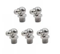 Lot de 5 graisseurs à 90 degrés M8 x 1 mm en fer galvanisé pour lubrification de machines
