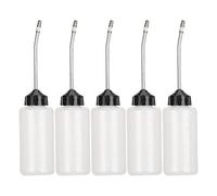 Lot de 5 graisseurs pour machine à coudre, distributeur d'huile en plastique de 120 ml avec bec long étendu, bouteille de graisseur anti-fuite pour bricolage, machines à broder,