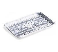 Lot de 5 grandes barquettes aluminium pour barbecue Cook'in Garden