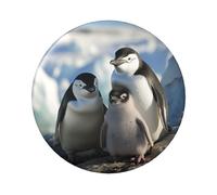 Lot de 5 grandes épingles personnalisées en métal pour sacs à dos, chapeaux, sacs à dos, cadeaux esthétiques pour hommes et parents de pingouins, One Size, Métal, Pas de pierre précieuse