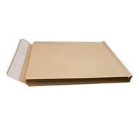 Lot de 5 grandes Pochettes à Soufflet Kraft Armé solide 135 Gr B4-24 : 260 X 330 x 30 mm pour A4, renforcées, résistantes et adaptées aux envois d’objets lourds à angles vifs réf UGPOKAS5