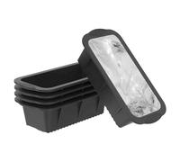 Lot de 5 grands bacs à glaçons plongeants à froid de 25 cm, moule de refroidissement réutilisable, très grand refroidisseur à fusion lente pour usage domestique, service, camping, extérieur