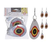 Lot de 5 grands disques répulsifs pour oiseaux | Réfléchissants oeil d'oiseau pour jardin | Dissuasion pigeons modernes |