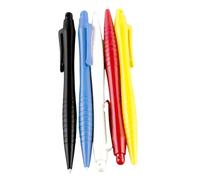 Lot de 5 grands stylets résistifs pour écran tactile de jeu 3DS 2DS DS DSi XL LL NDS Lite Console Wii U Gamepad Tablet Stylet externe en plastique multicolore + clip de rechange Accessoires