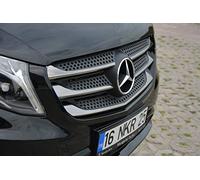 Lot de 5 grilles avant en acier inoxydable chromé foncé pour Vito W447 [2014+]